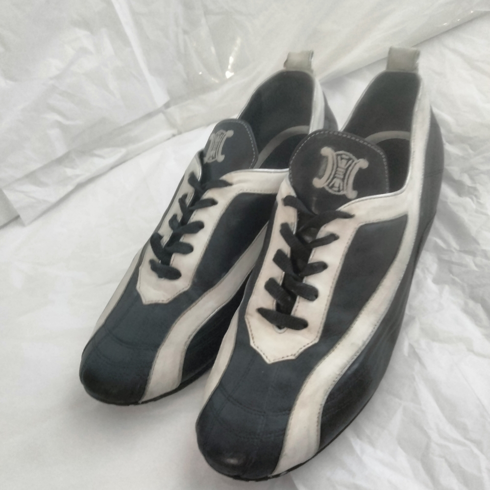 Celine boogie vtg Womens sneakers Shoes size 39.5 - Picture 10 of 16